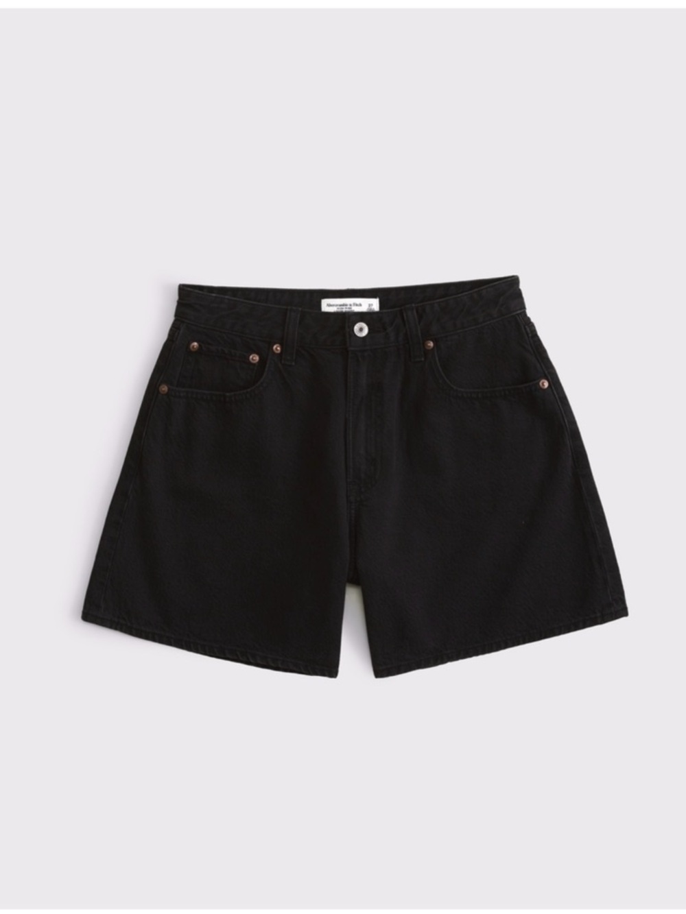 Abercrombie & Fitch Black Curve Love High Rise Loose Short